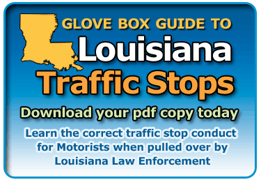 Glove box guide to traffic stops in First Jefferson Parish Louisiana